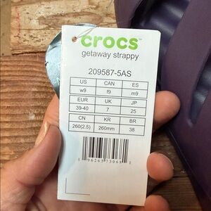 CROCS Purple Getaway Strappy Sandals